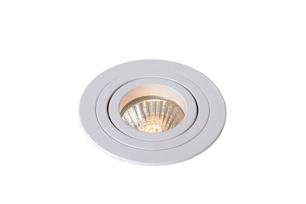 Faretto da incasso soffitto Lucide Tube GU10 bianco