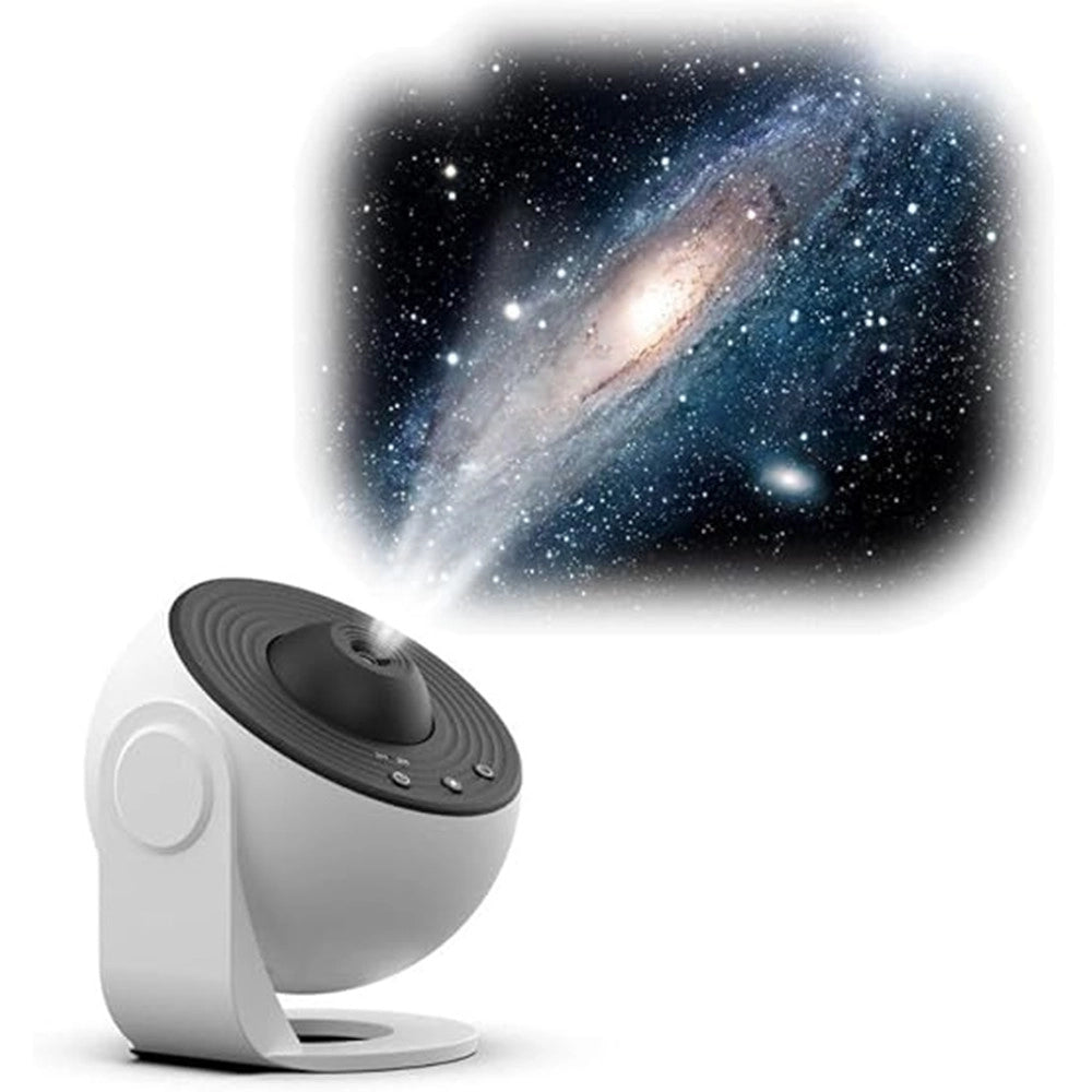 Trade Shop - Proiettore Cielo Stellato 12 Dischi Planetari Luce Notturna Led Galassia Camera Soffitto -