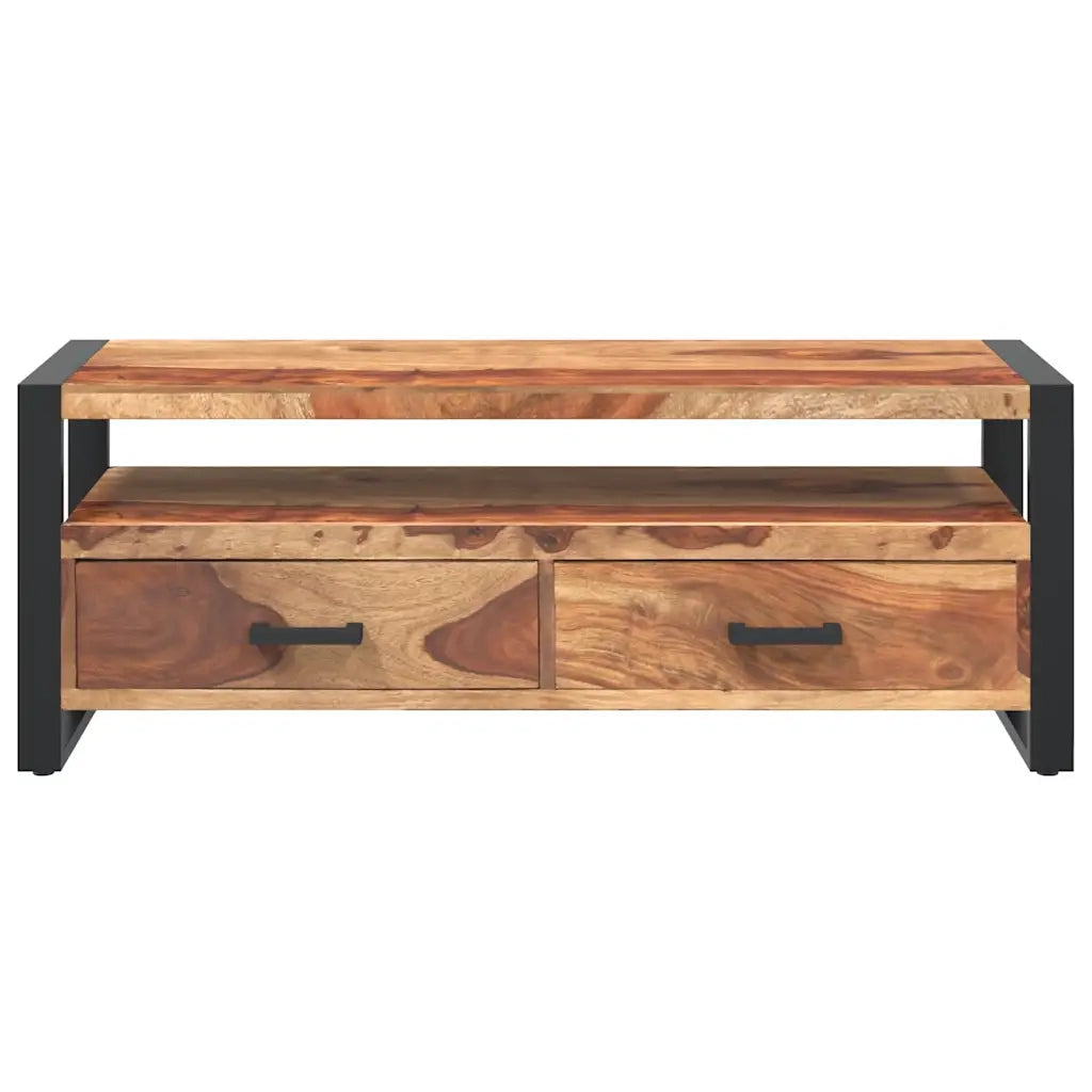 Mobile Porta TV 120x35x45 cm Legno Massello di Acacia 247403