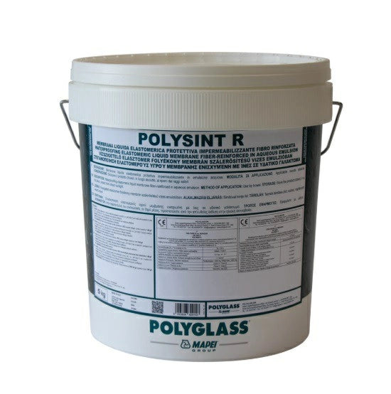 Guaina Liquida Fibrata Polysint R Grey 20Kg - Polyglass