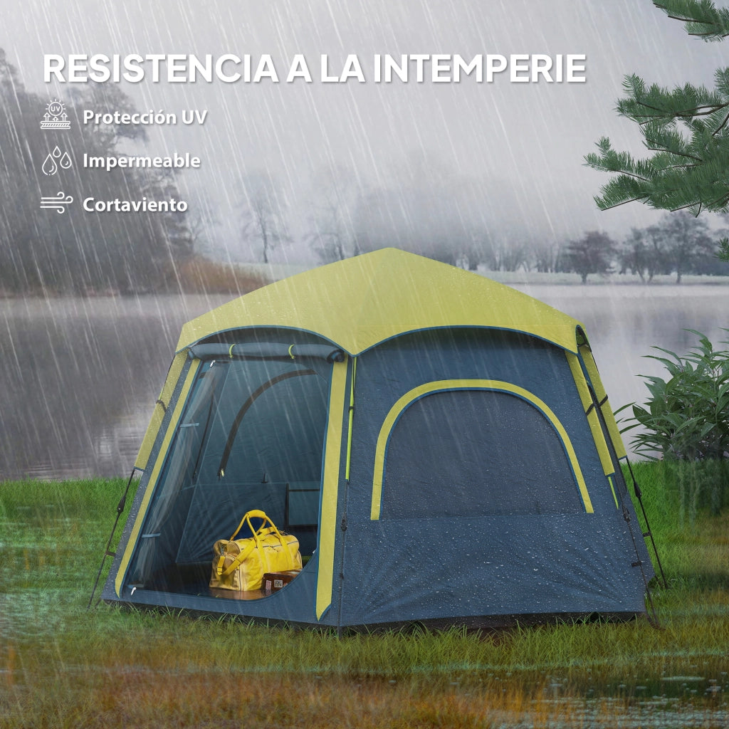 Tenda 4 Posti ¨C zephmum ¨C 280x240x155 cm Blu