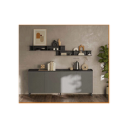 Madia 4 ante Polan 241x42x99h colore ardesia piombo