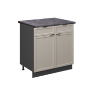Vicco Mobiletto base per cucina GrigioBeige 80 cm , PL Antracite