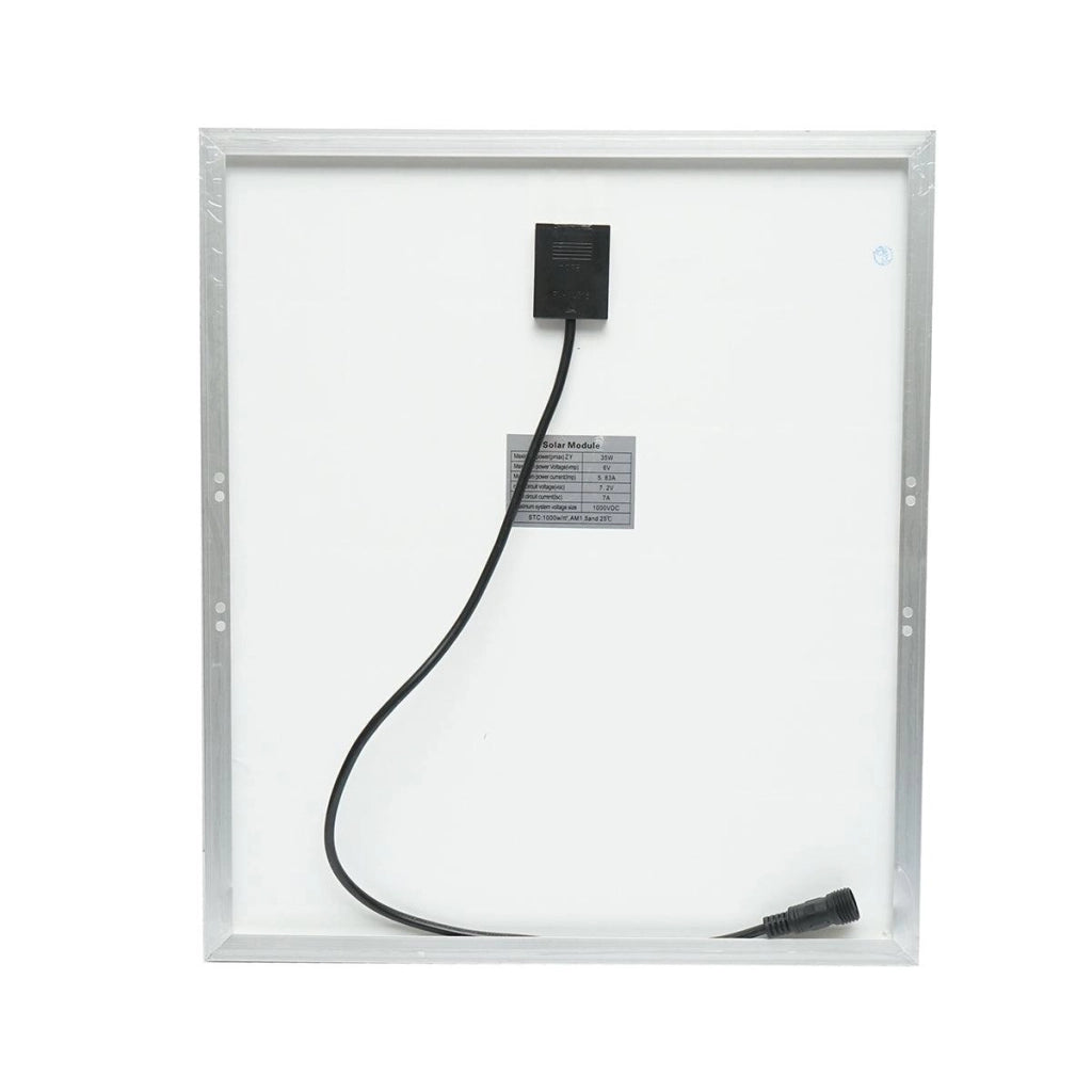 Proiettore LED 20W con pannello solare 35W, telecomando, batteria 3,2V/30Ah