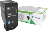 ORIGINAL Lexmark toner ciano 74C2HCE CS/CX725 ~12000 Seiten