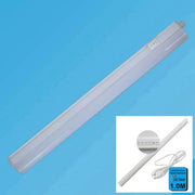 Trade Shop - Lampada Led Da Muro Con Interruttore 7 Watt 80 Smd 3300k Luce Calda Tubo 1 Metro -