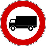 SEGNALE STRADALE FIG. 60/A 'DIVIETO DI TRANSITO A VEICOLI SUPERIORI A 3,5 T' Ø 60 cm