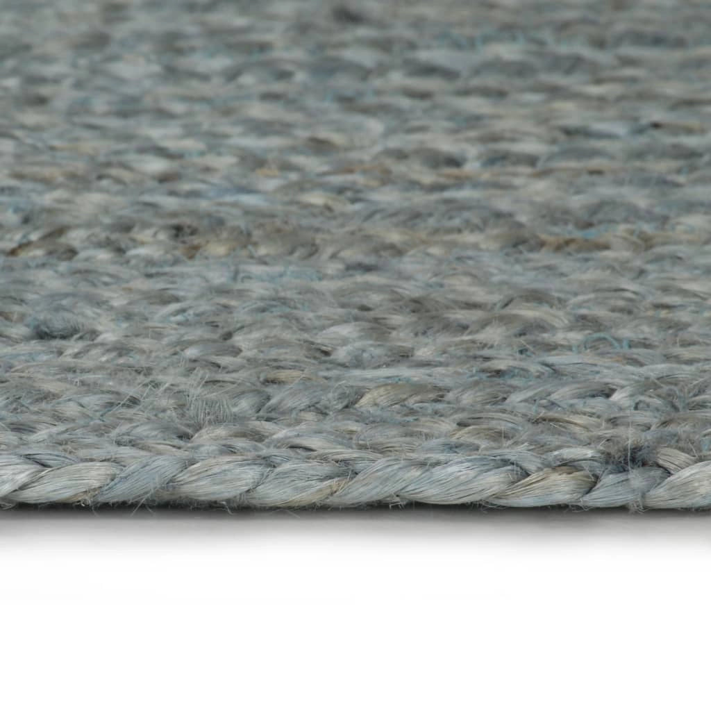 Tappeto del soggiorno | Tappeto Lavorato a Mano in Juta Rotondo 120 cm Verde Oliva