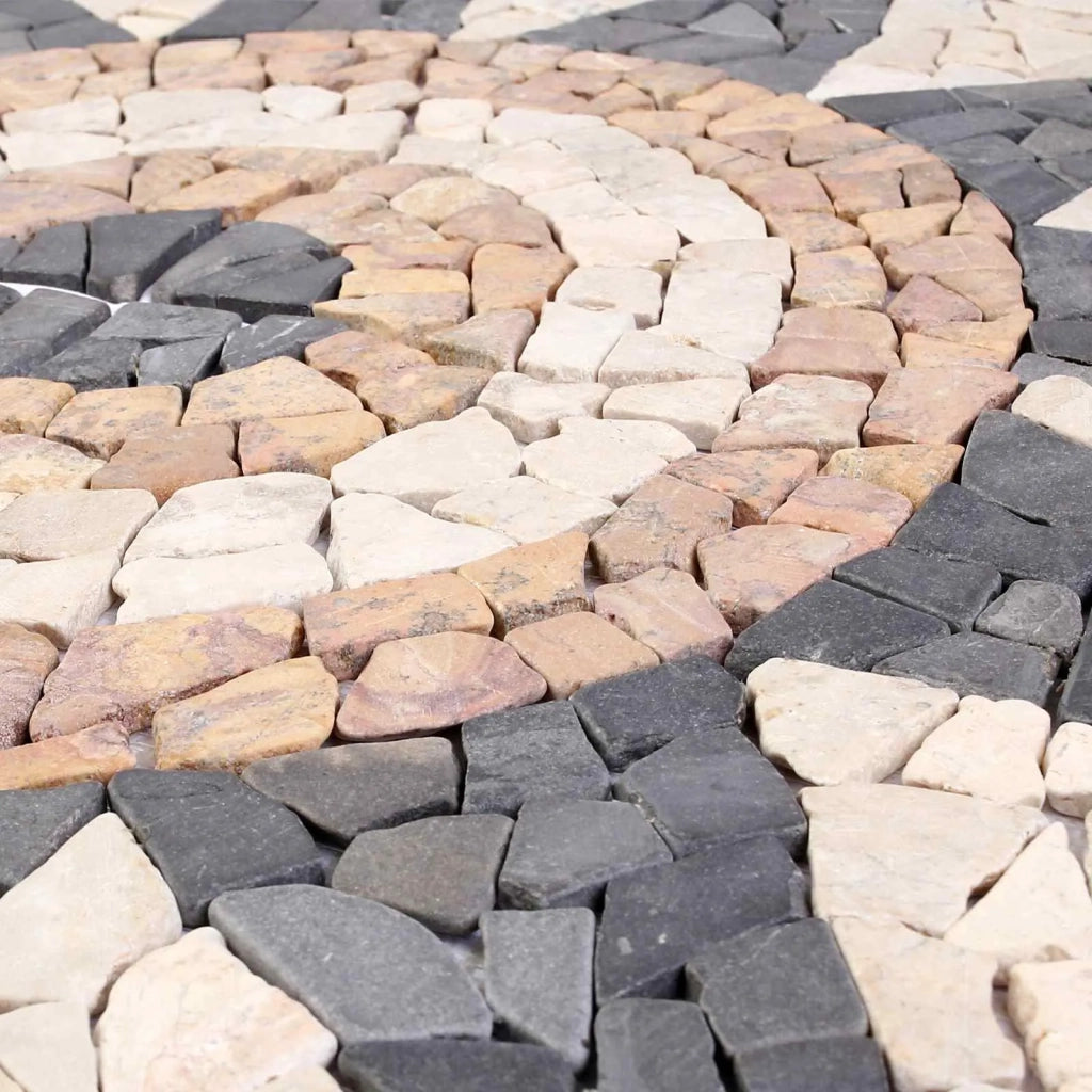 Piastrelle in mosaico con motivo a fiore Multicolore 42033519