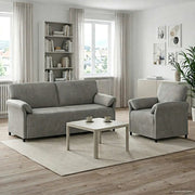 Set di divani 2 pz Grigio Chiaro Velluto 3424913