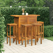 Set da Bar per Giardino 5 pz in Legno Massello di Acacia 3115997