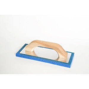 FRATTONE SPUGNA BLU C/MANICO LEGNO 100X240 MM- COMITEL- 1,0 pz