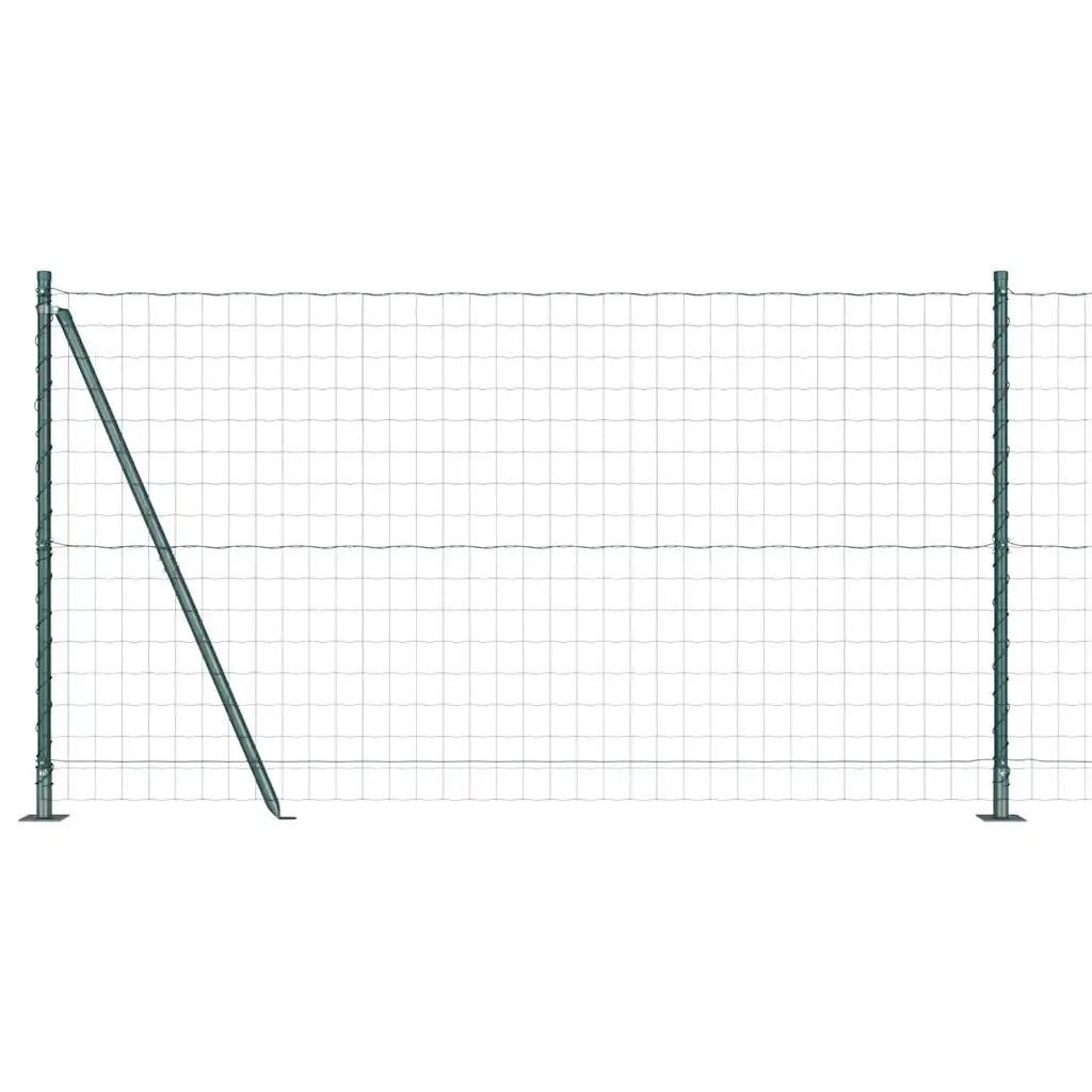 Recinzione da Giardino | Recinzione con Posto Verde 1,2 x 10 m Acciaio