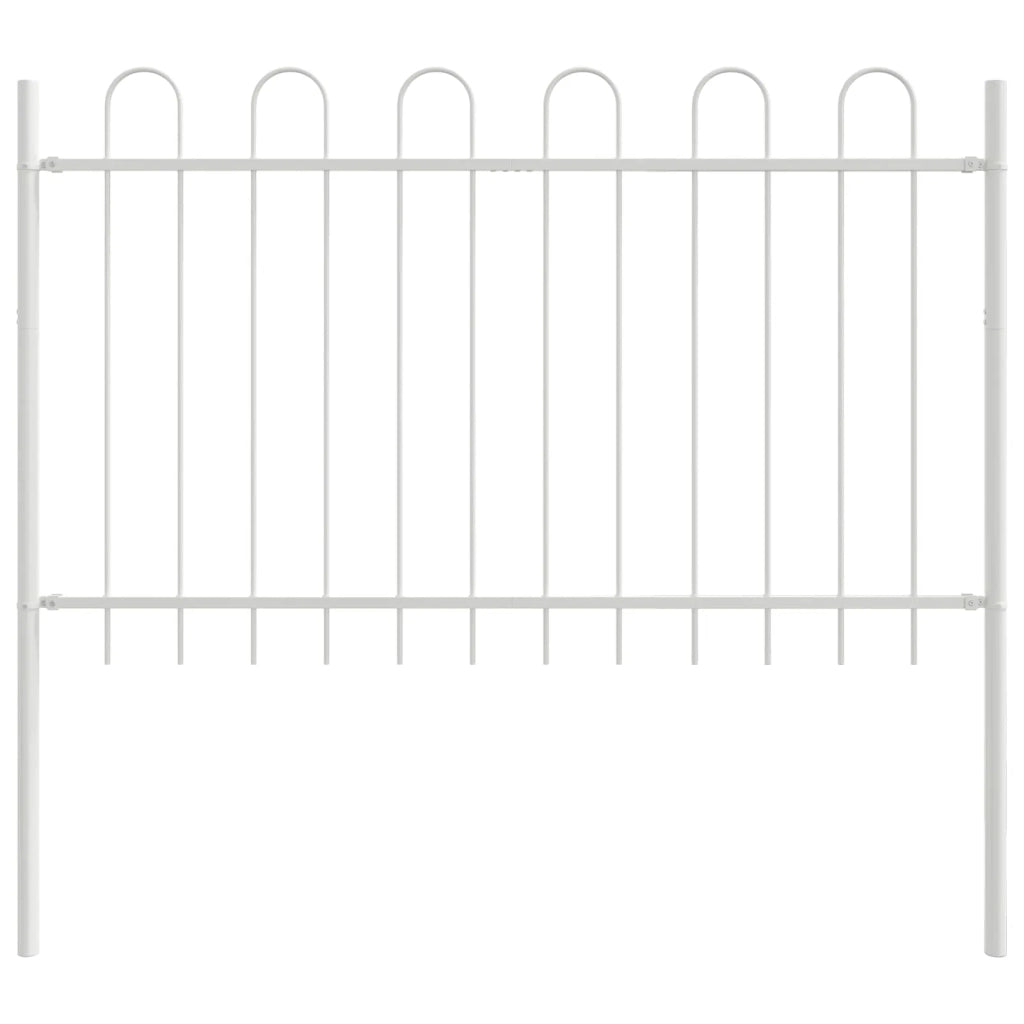 Recinzione per Giardino 7 pcs Bianco 11,9 x 0,8 m 3334144