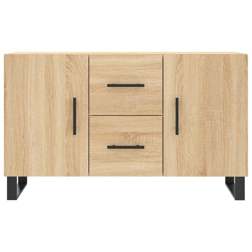 Buffet credenza cassettiera armadio mobile contenitore organizer cucina soggiorno rovere Sonoma 100 x 36 x 60 cm legno ingegnerizzato marrone 02_0031470