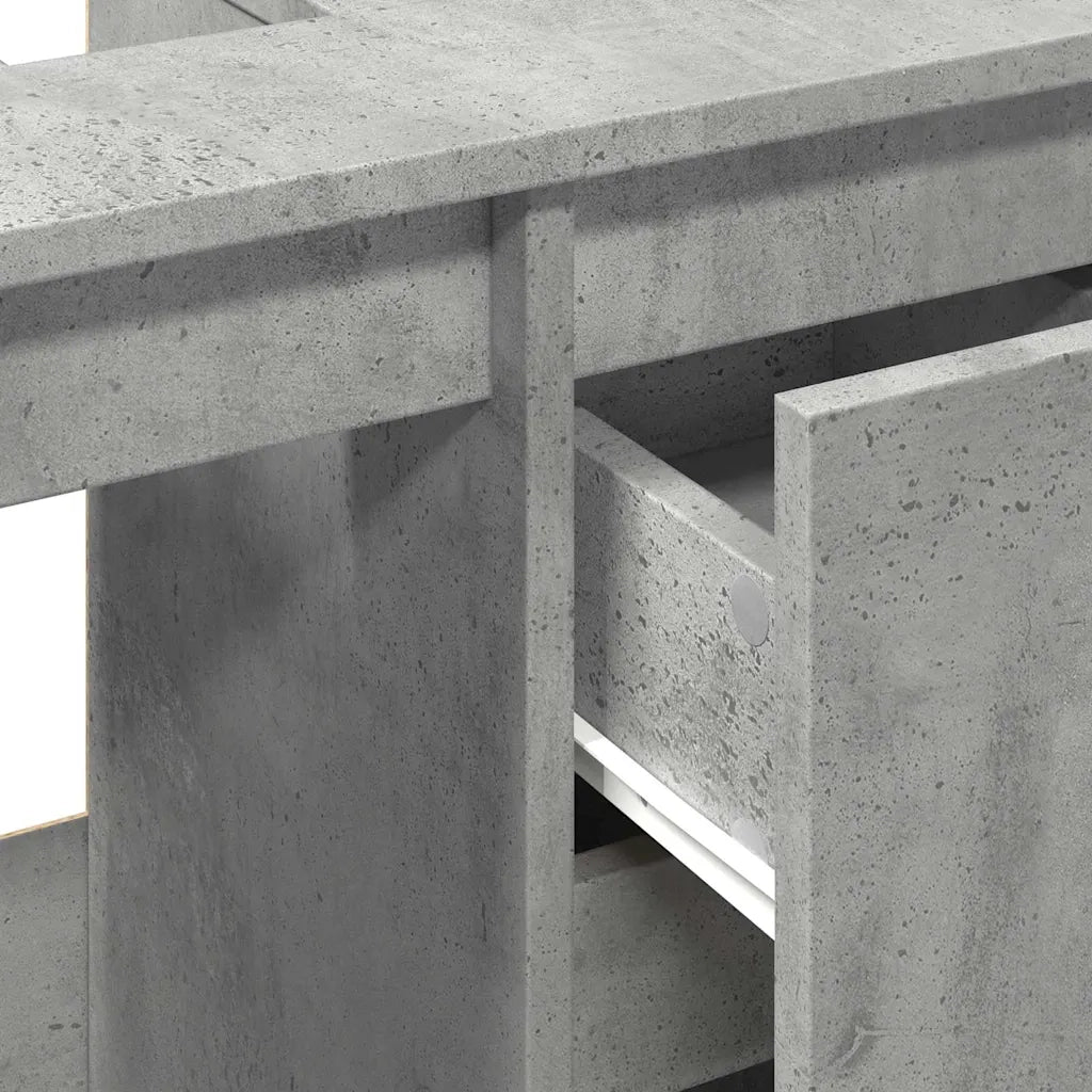 vidaXL Mobile Lavabo da Bagno Grigio Rovere 65x33x60cm in Truciolato