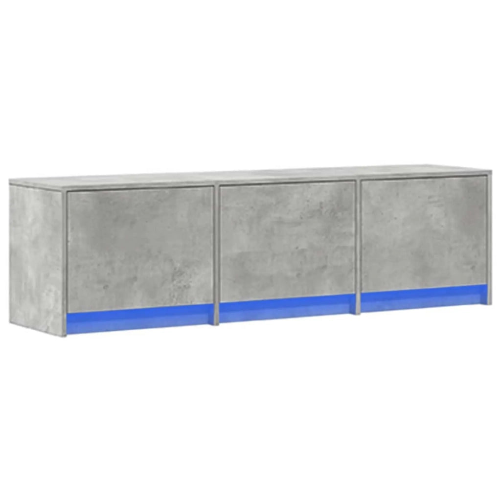 Mobile TV Calcestruzzo 140 x 34 x 40 cm Legno multistrato