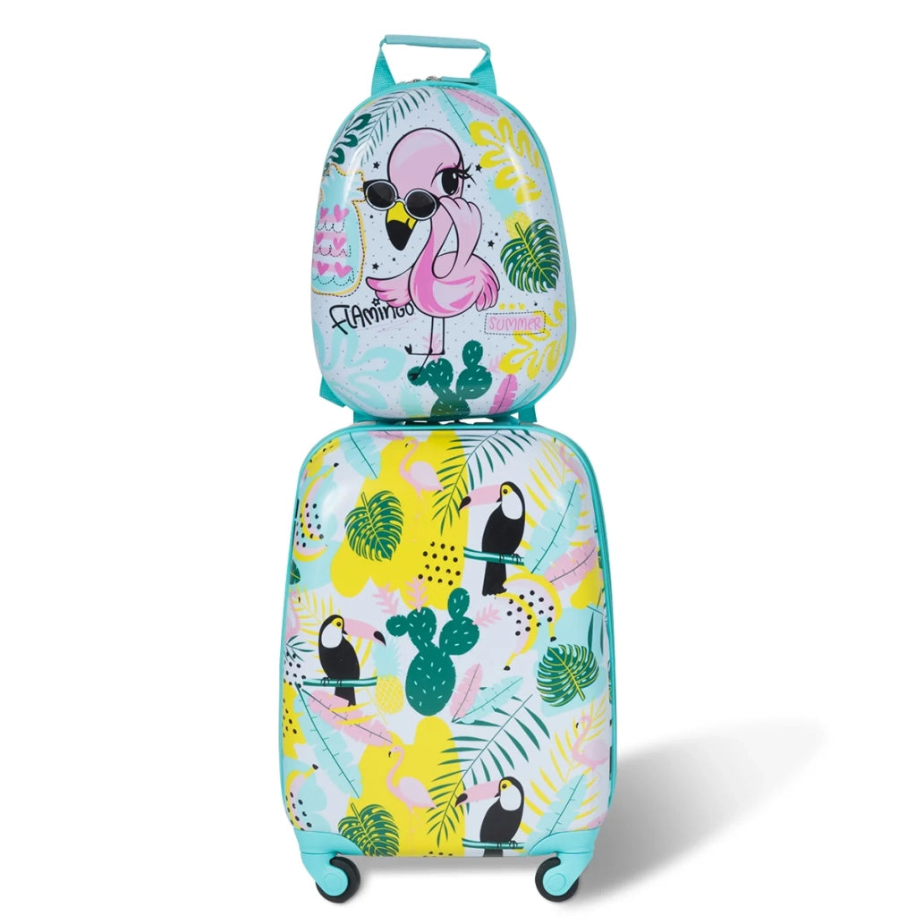 Set di 2 bagagli a mano: valigia 30 x 22 x 44,5 cm e zaino 25 x 13 x 31 cm con comode opzioni di viaggio in vari colori PC ABS 20_0020825