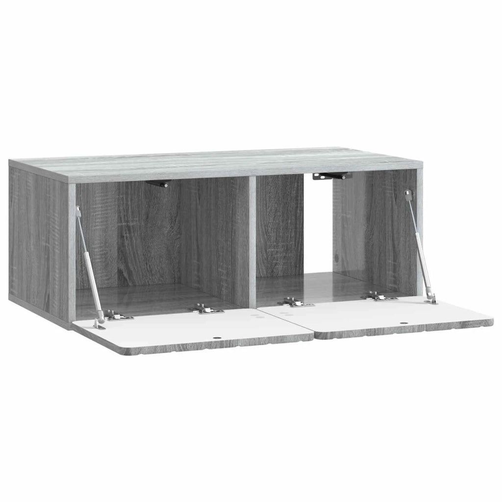 Mobile Porta TV da Muro 78,5 x 41 x 30 cm Sonoma grigio 898351