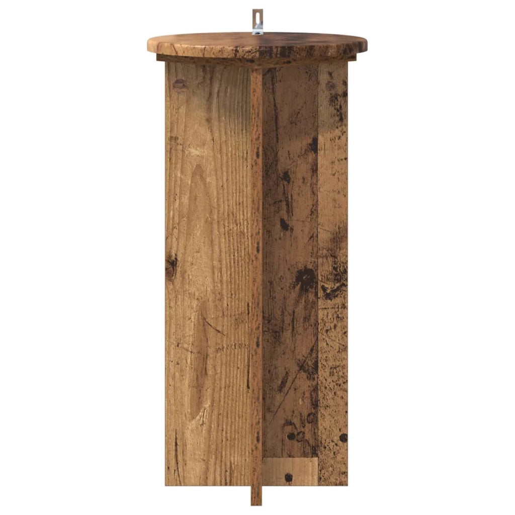 Supporto per piante | Sostegno per piante 2 pz Legno antico 29,5 x 29,5 x 60 cm
