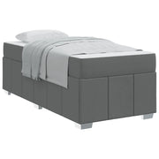 Letto singolo | Letto per adulti | Struttura del letto Grigio scuro 100 x 200 cm Tessuto