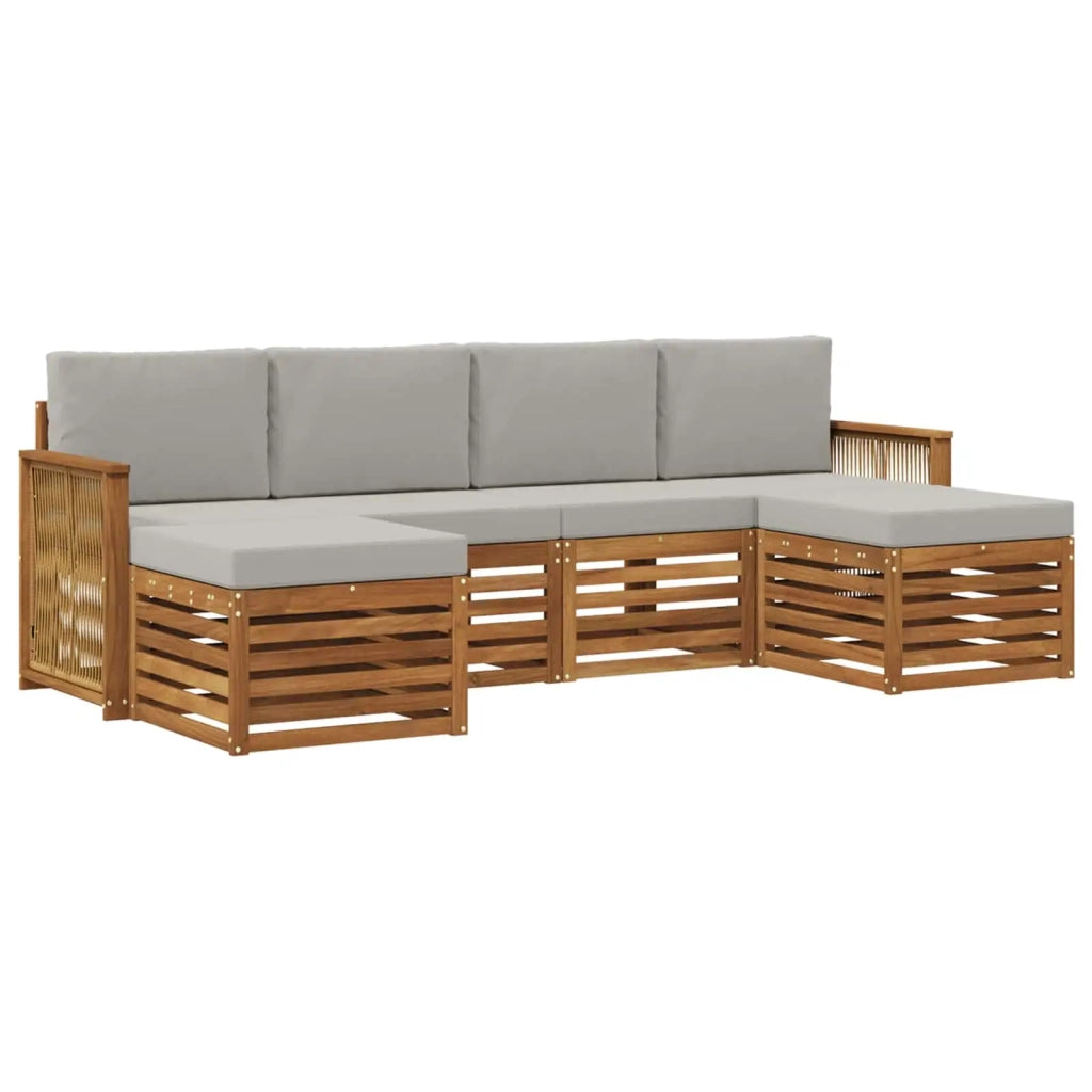 Set di divani da esterno 5 pz 3384687