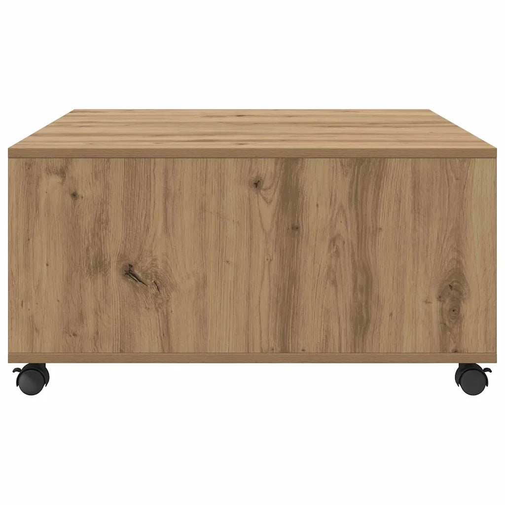 Tavolino da salotto Rovere artigianale 75 x 75 x 38 cm 875481