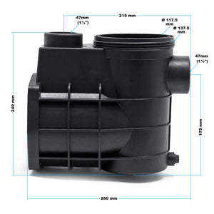 Pezzo di ricambio: alloggiamento per pompa piscine HZS-550