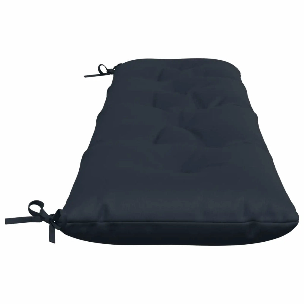 Cuscini per Panchina a 2 Pezzi VIANEN 100% Poliestere Blu Scuro 952979