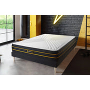 Kit rete e materasso matrimoniale ULTRA 140x220cm - Spessore : 26cm - memory foam e micro-molle insacchettate - Bilanciato