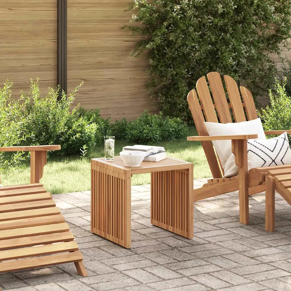 Tavolo Laterale da Giardino Marrone 45 x 42,5 x 45 cm 42006352