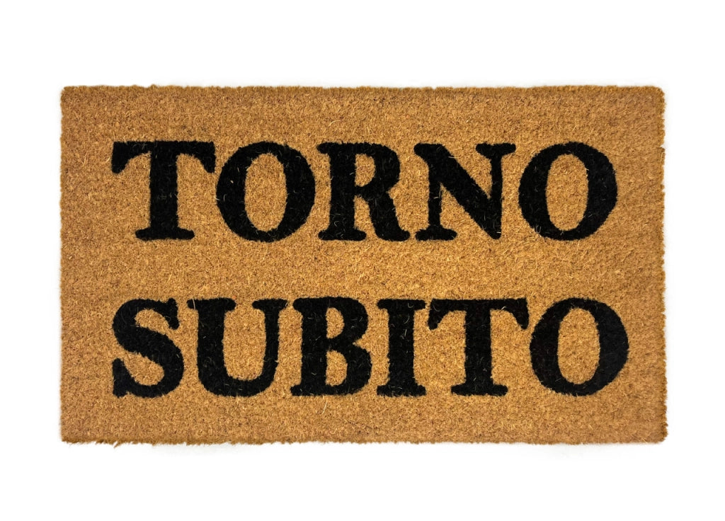 Zerbino Entrata Ingresso Casa Antiscivolo Cocco Allegro Torno Subito