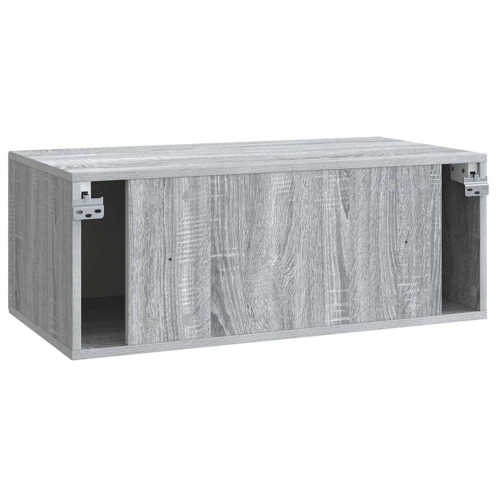 Mobile Porta TV da Muro Grigio Sonoma 78,5 x 41 x 30 cm