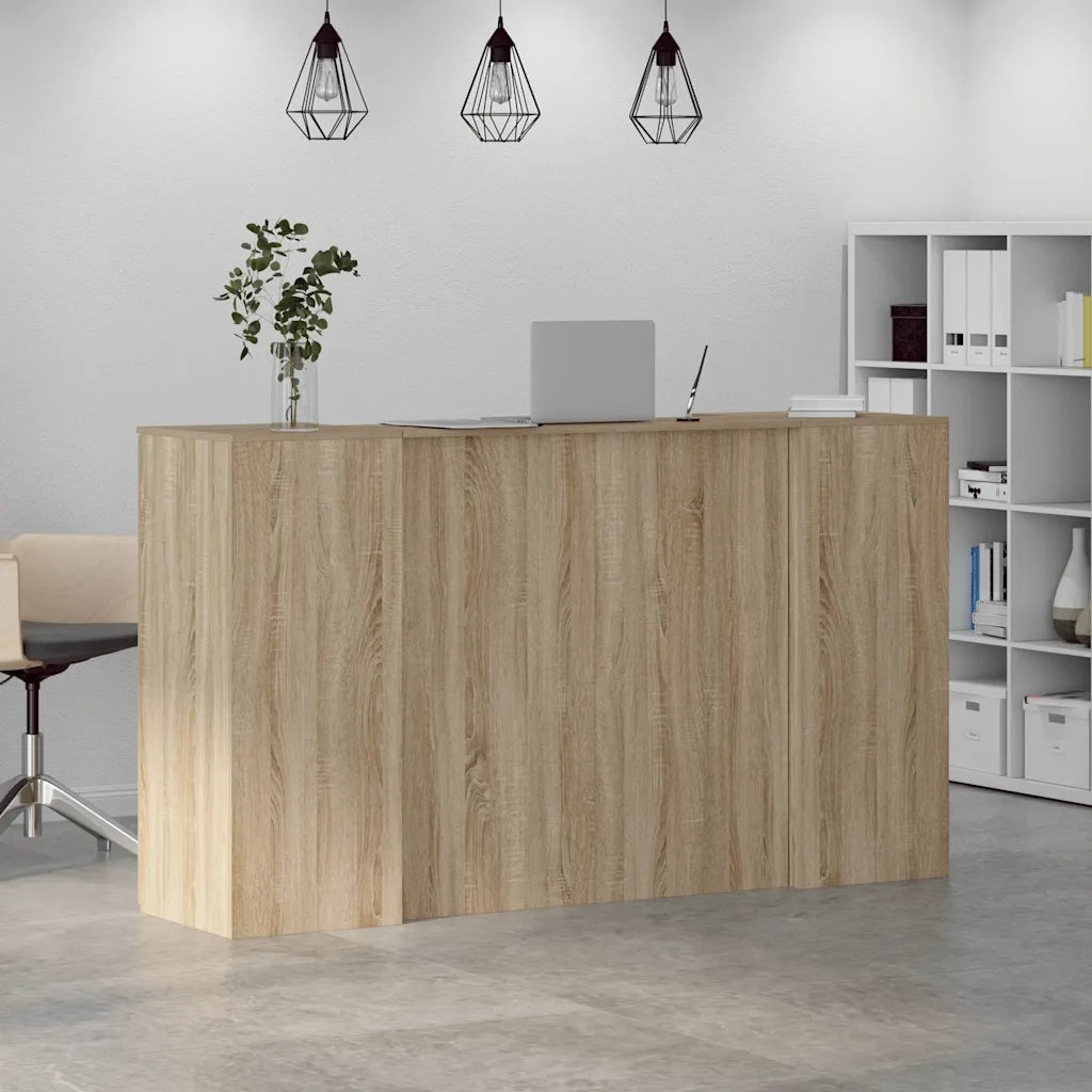 Banco Reception Rovere Sonoma 180x50x103,5 cm Legno Multistrato 3324171