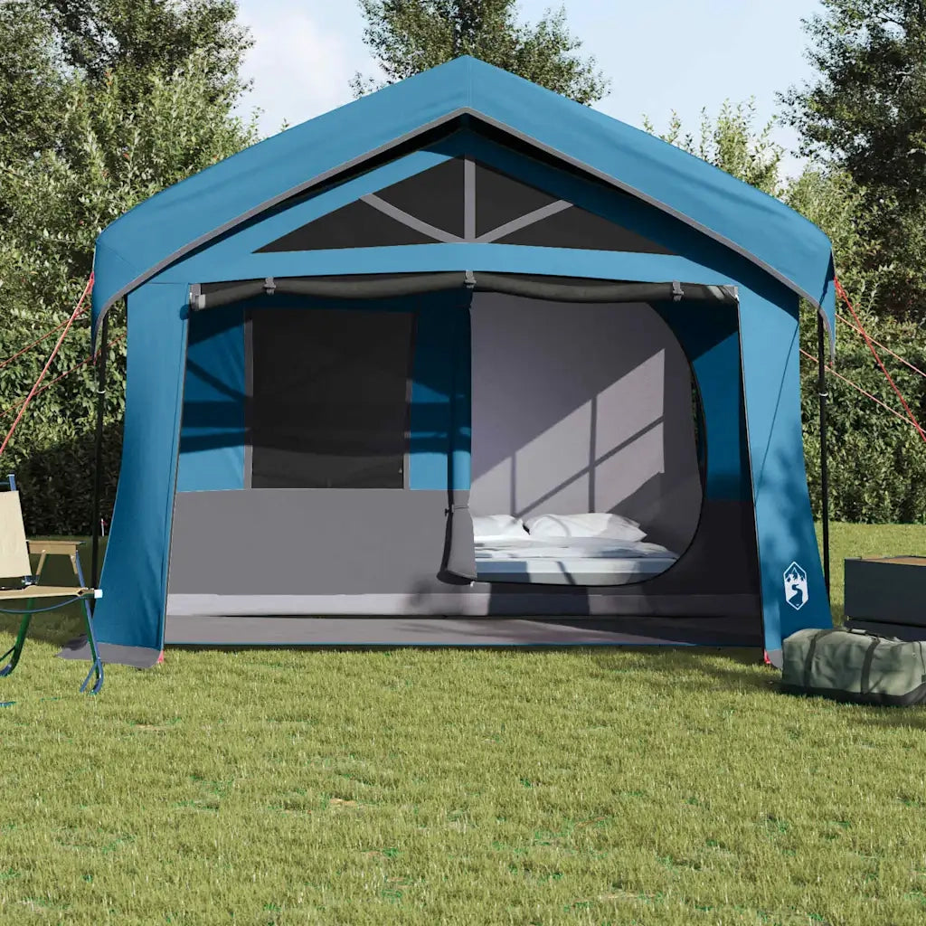 Tenda Familiare Blu e Grigio 620 x 322 x 240 cm Poliestere 4100698