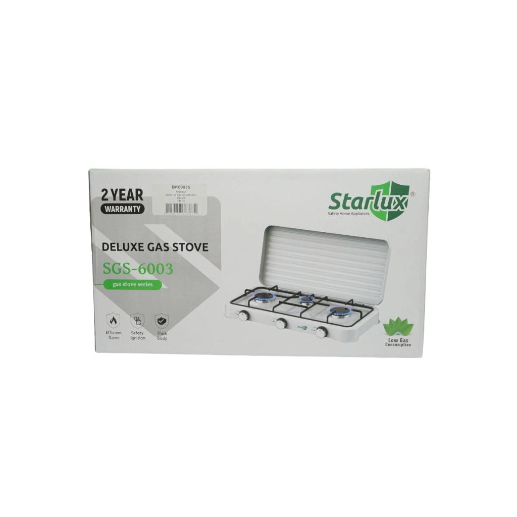 Fornello a gas con 3 fuochi SGS-6003 Fornello a gas Campeggio Camper