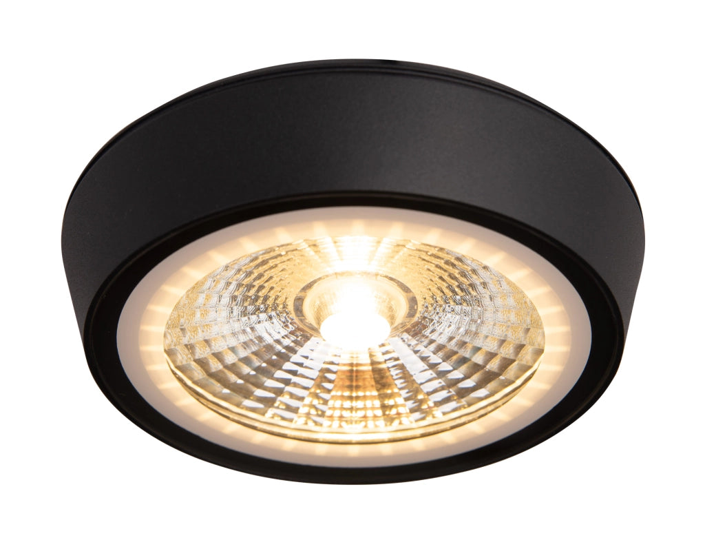 Spot soffitto tondo nero LED 11W IP65 Charon Maxlight