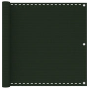 Paravento da Balcone Verde Scuro 90x300 cm in HDPE cod mxl 19492