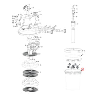 Ricambio per biofiltro a pressione per laghetti CPF-250 Contenitore filtro Portafiltro