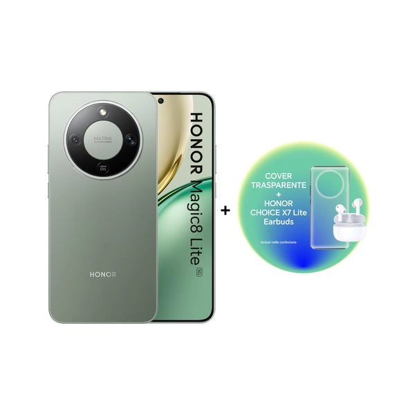 Honor magic8 lite 5g 17,2 cm (6.79") magicos 9.0 usb tipo-c 8 gb 256 gb 7500 mah verde - BRP-NX1M