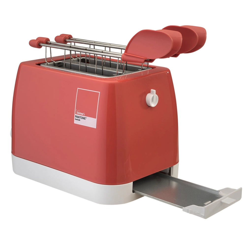 Bimar Tostapane Elettrico Pantone PMS150 Pinze Acciaio Inox Corpo Plastica Base Avvolgicavo