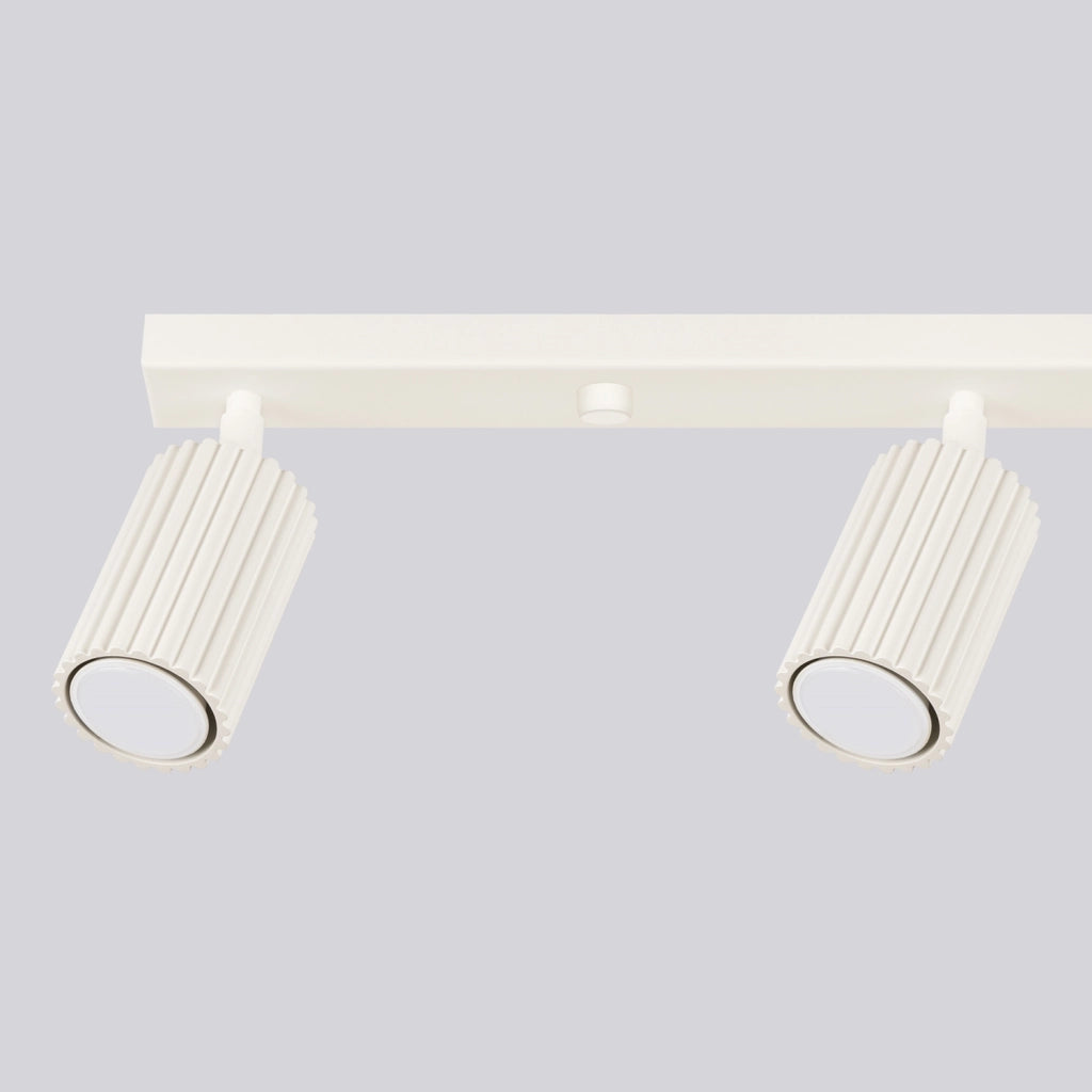 Plafoniera barra beige 81cm 4 spot GU10 GRAVIO Pure Lume