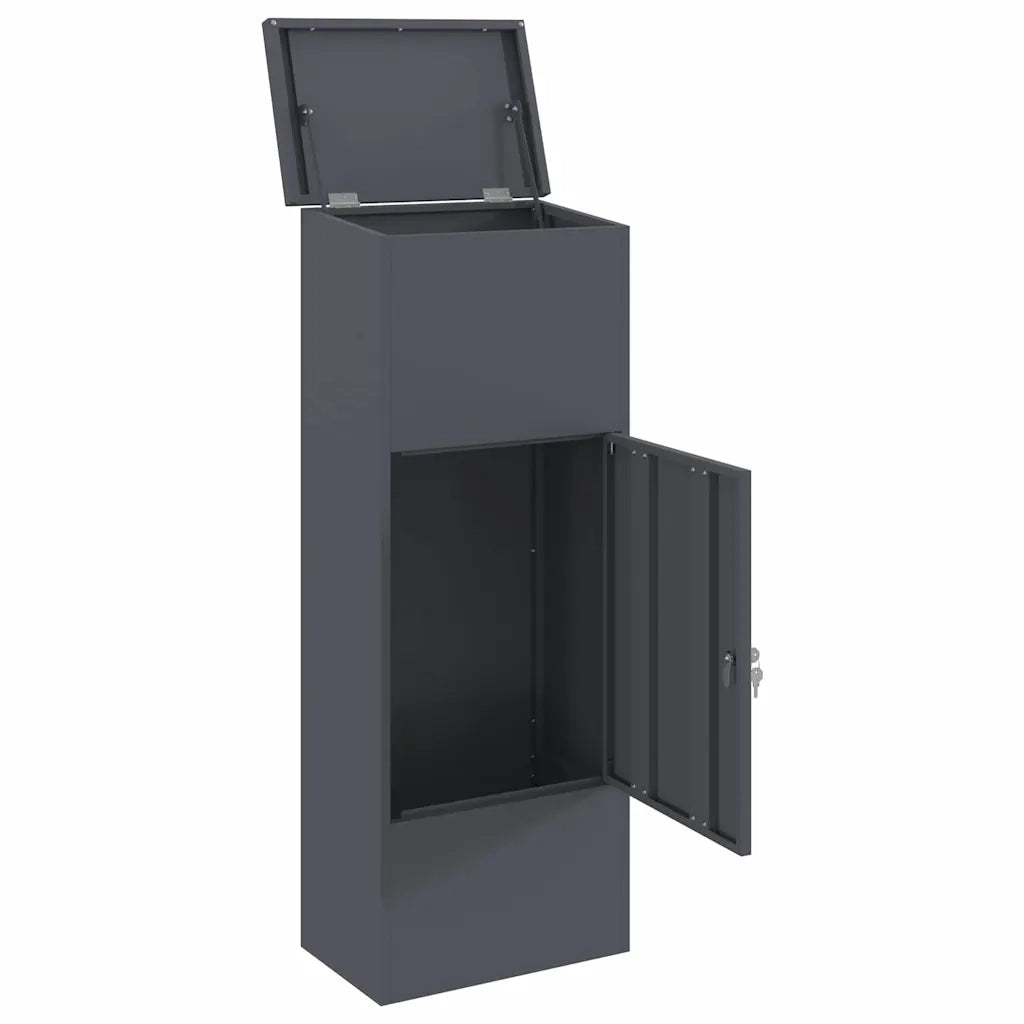 Cassetta per pacchi Antracite 44,5 x 29 x 110,5 cm Acciaio