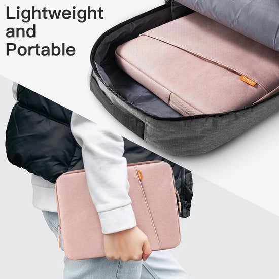 Sleeve per Laptop da 13,3 pollici, Zaino per Notebook, Borsa Impermeabile e Resistente allo Shock (rosa oro)