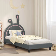 Struttura letto bambini con testata-Giroletto per bambini Grigio Chiaro 90 x 200 cm 816813
