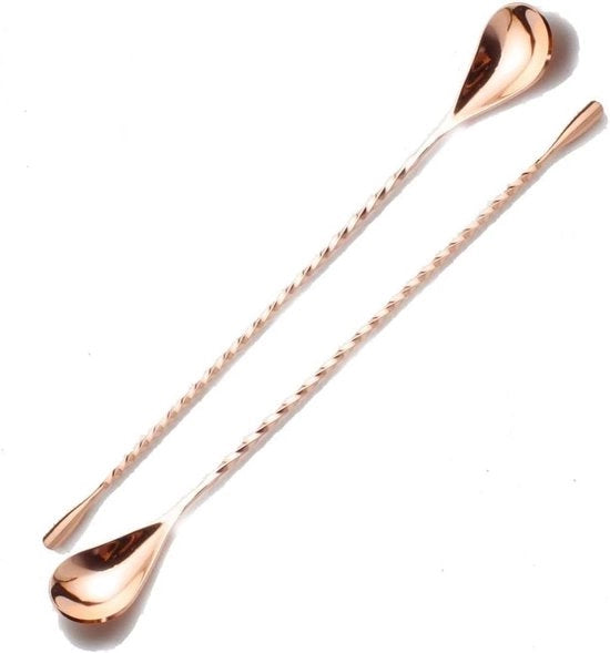 Set di 2 levettes per cocktail 30 cm - Acciaio inossidabile