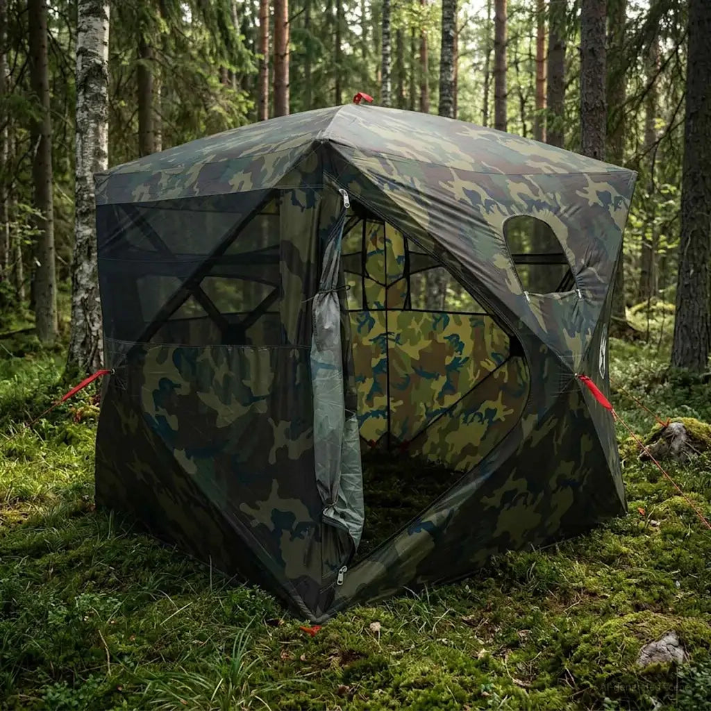 Tenda da Caccia con tetto Mimetico 143 x 143 x 165 cm 42028725