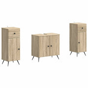 Set di Armadi da Bagno da 2 Pezzi BREDA Rovere Sonoma 3418046