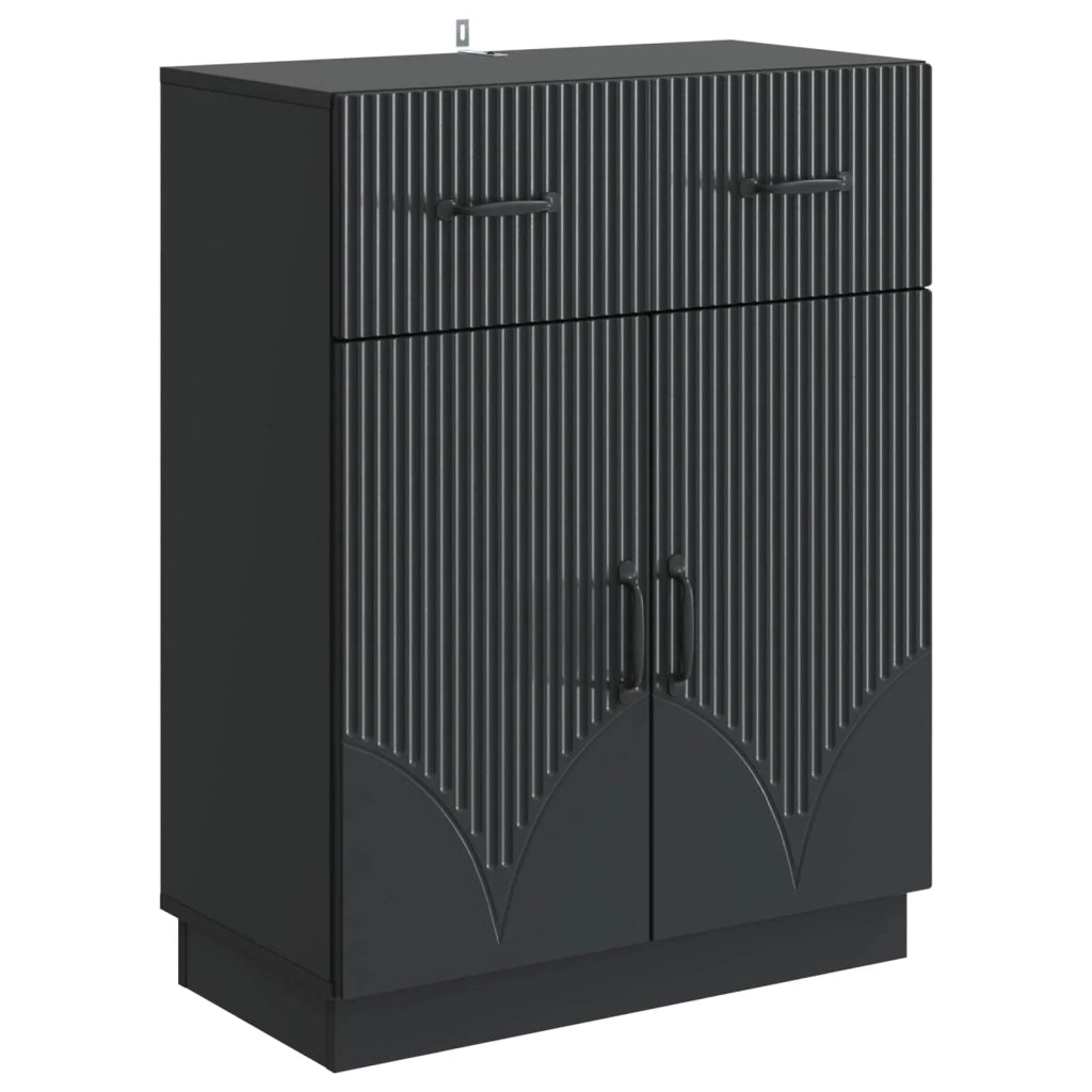 Credenza Nero 66 x 34,5 x 87 cm Legno ingegnerizzato 895326