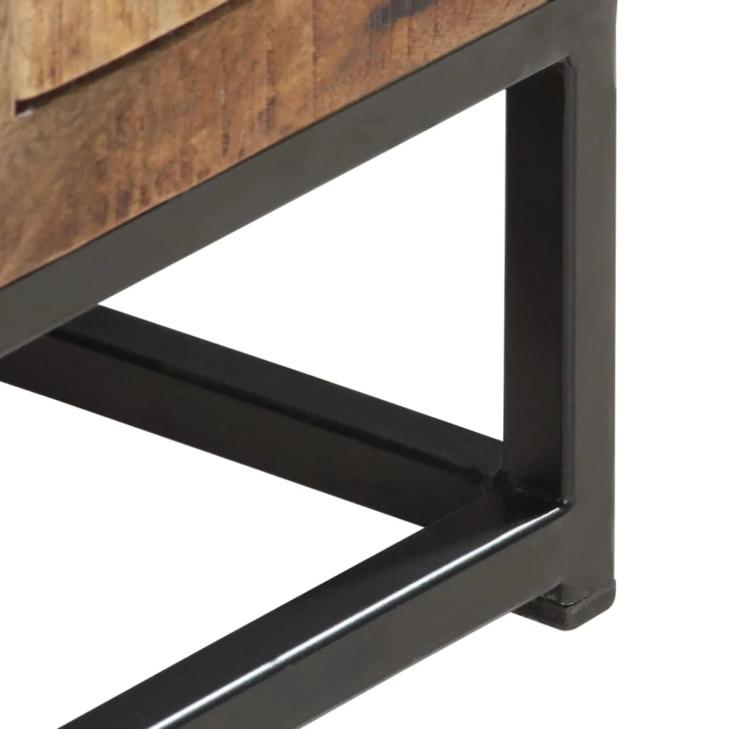 Mobile TV multimediale scaffale TV mobile TV sala da pranzo soggiorno camera da letto 120 x 30 x 40 cm legno massello di recupero marrone 02_0025824